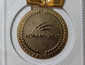 コナミオープン金メダル